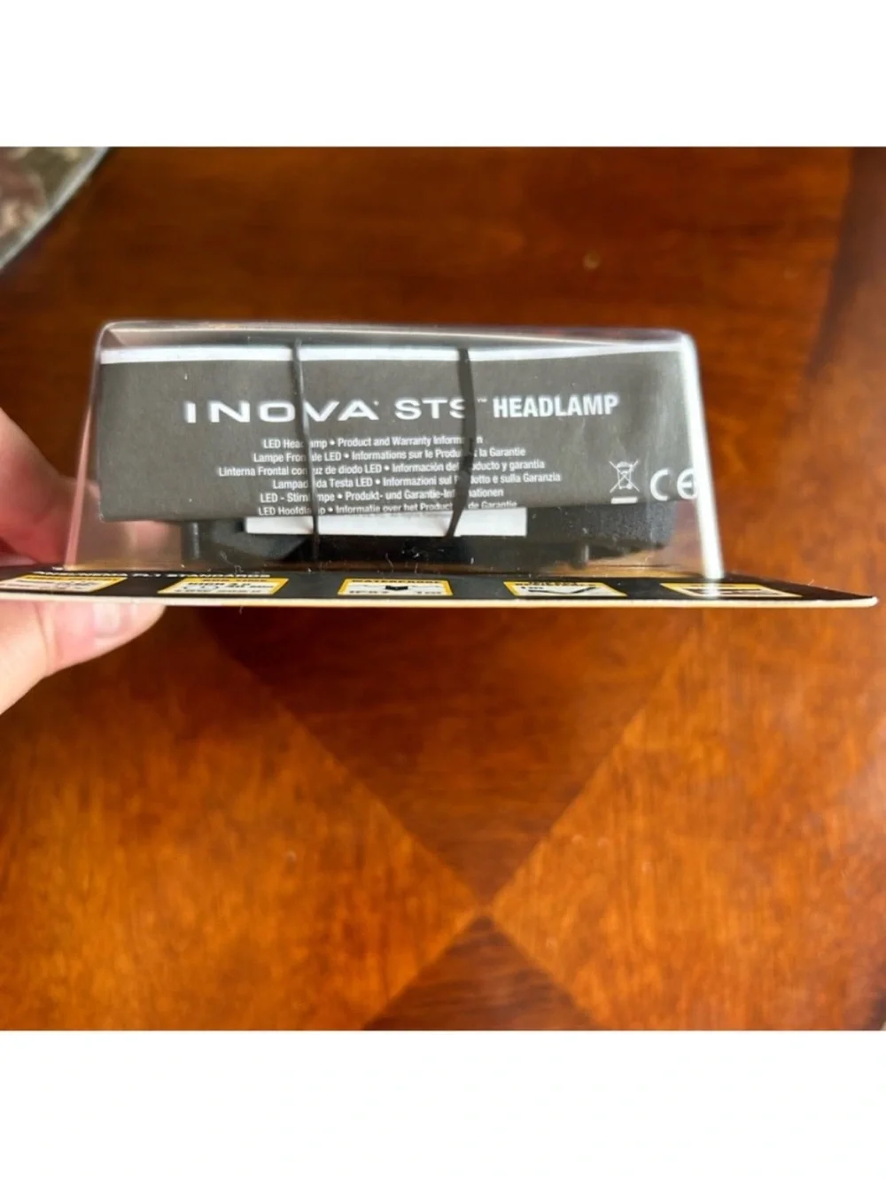 NEW INOVA STS Headlamp Charcoal HLSA 09-R7 sealed Max Output 142 Lumens 5 modes